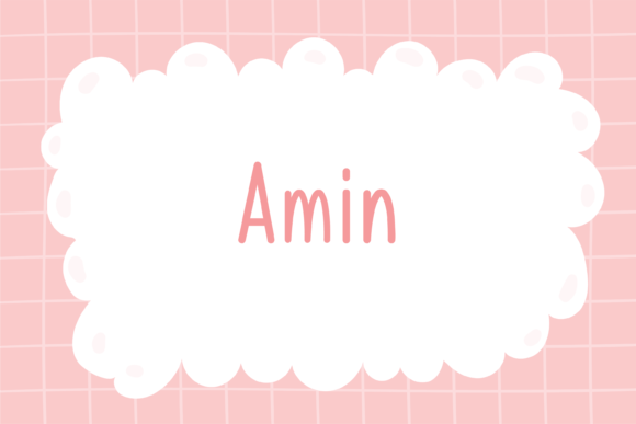 Amin: A Friendly Handwritten Font for Editorial Charm