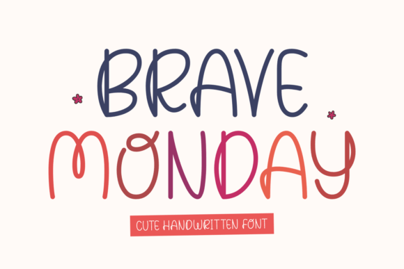 Brave Monday: A Handwritten Typeface for Modern Editorial Design