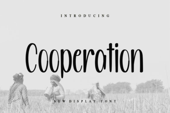 Cooperation: A Handwritten Font That Feels Like a Real Conversation