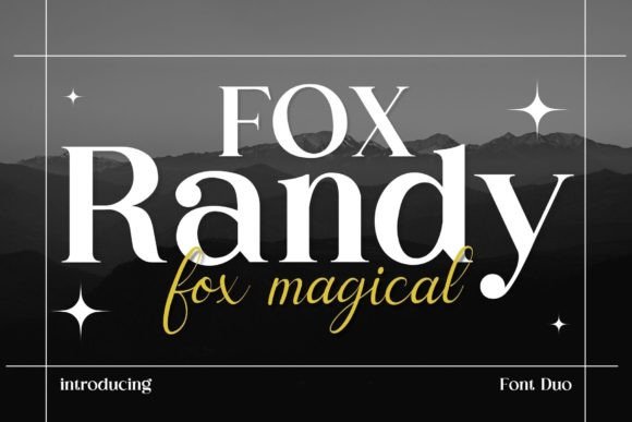 Fox Randy and Fox Magical: A Modern Script Duo for Crafters