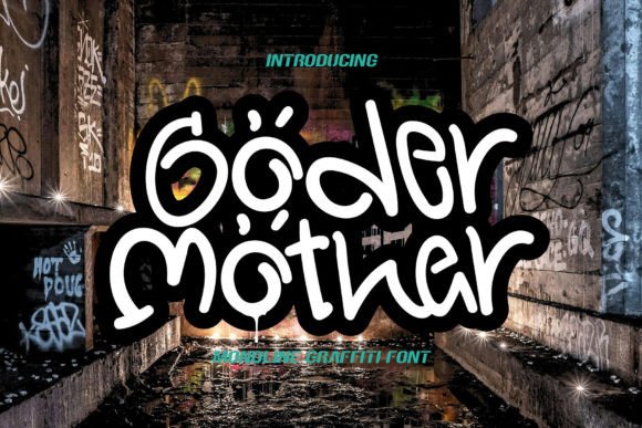 Goder Mother: A Bold, Monoline Graffiti Font for Brand Identity