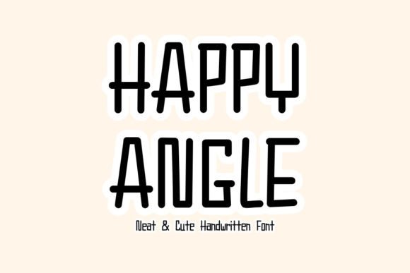 Happy Angle: A Handwritten Font That Builds Trust