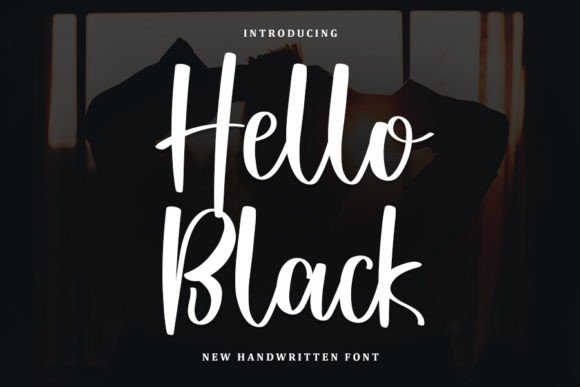 Hello Black: A Refined Handwritten Font for Polished Brand Identity
