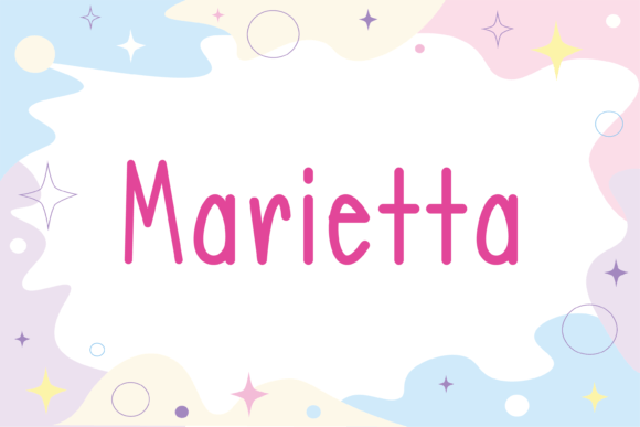 Marietta: A Friendly Handwritten Font for Small Business Branding
