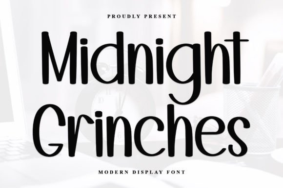 Midnight Grinches: A Handwritten Typeface for Polished Digital Branding