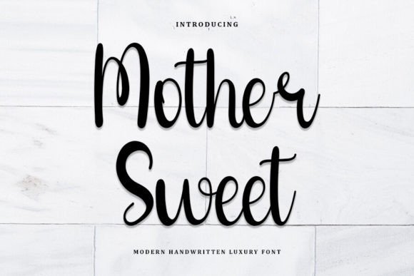 Mother Sweet: A Timeless Script Font for Elegant Web Design