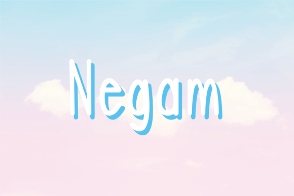 Negam: A Friendly Handwritten Font for Campaign Headlines