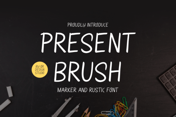 Present Brush: A Handwritten Typeface for Authentic Brand Identity