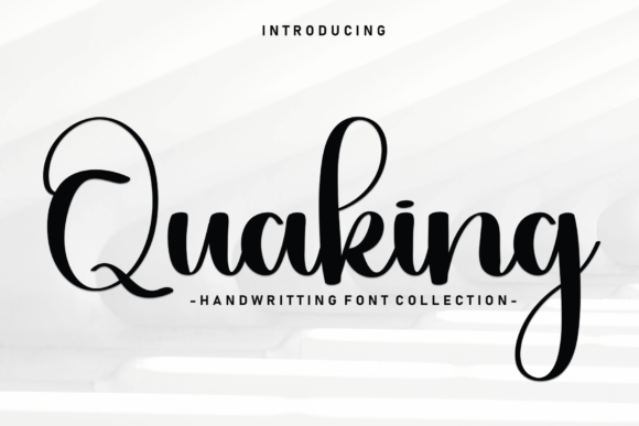 Quaking: A Handwritten Typeface That Elevates Digital Branding