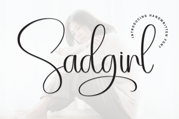 Sadgirl Typeface: A Handwritten Touch for Boutique Branding