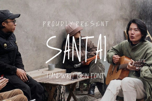 Santai: The Handwritten Typeface for Editorial Design