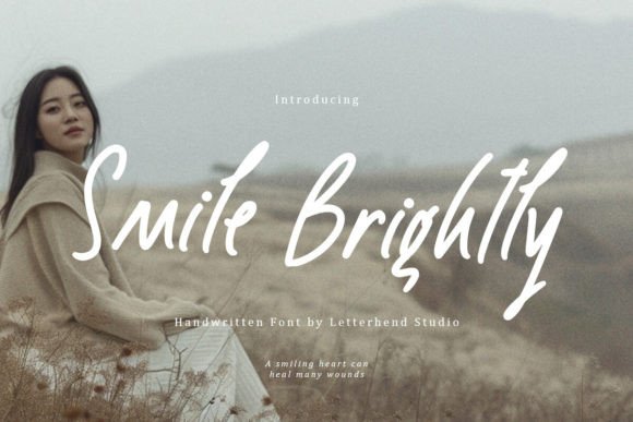 Smile Brightly: The Handwritten Font for Charming Craft Designs