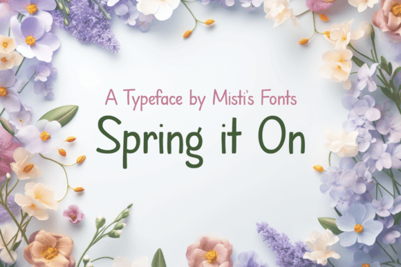 Spring It On Typeface: A Handwritten Review for Makers