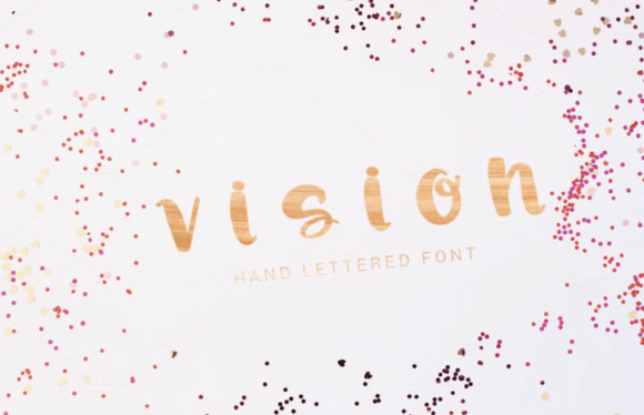 Vision Script Font for Handmade Labels & Printables