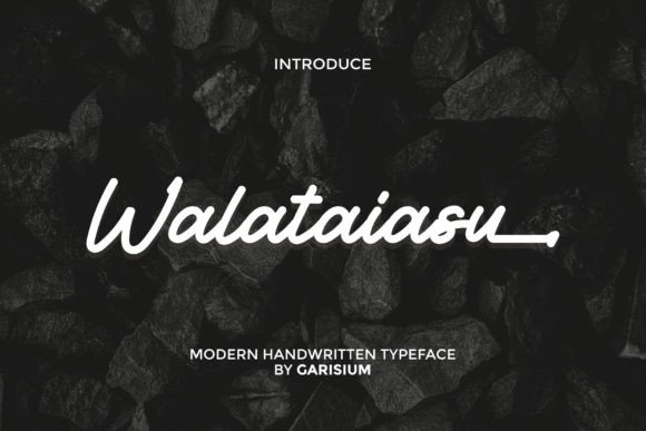 Walataiasu: A Sophisticated Script Font for Digital Branding